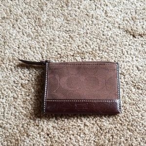 Coach keychain wallet